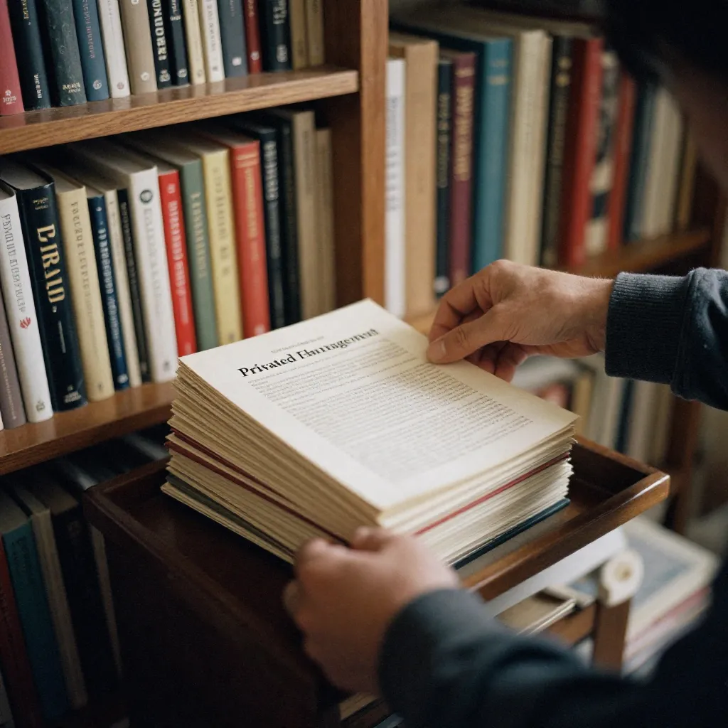 Rare book collection with preservation focus